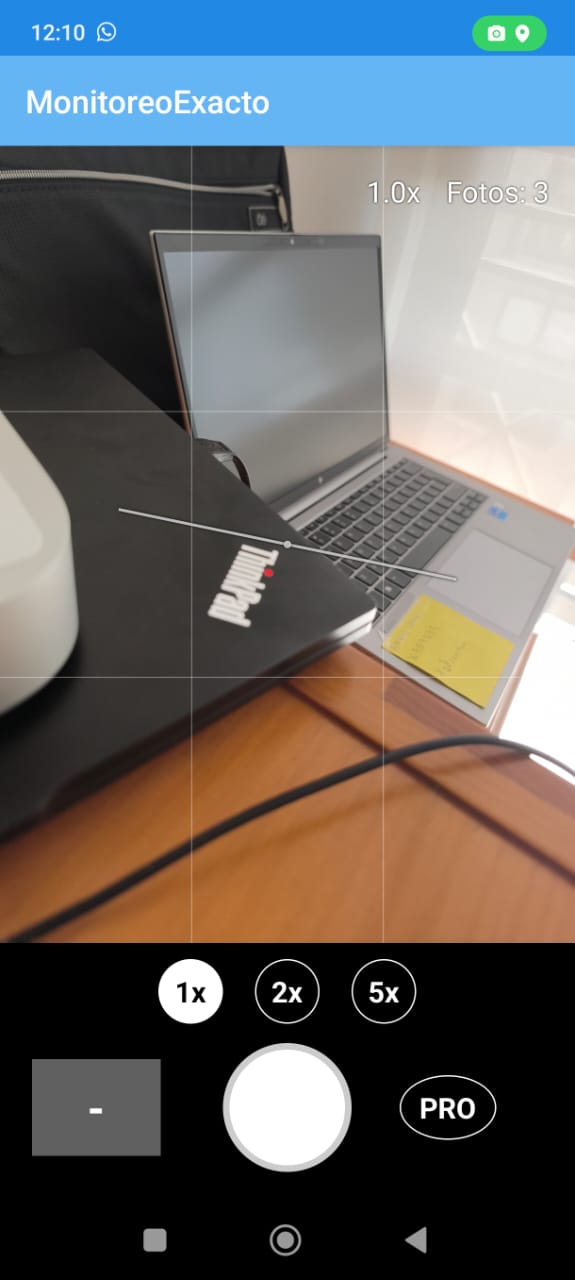 Interfaz de la App Móvil